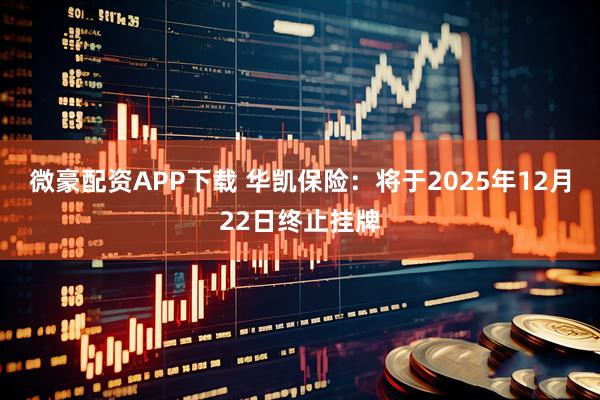 微豪配资APP下载 华凯保险：将于2025年12月22日终止挂牌